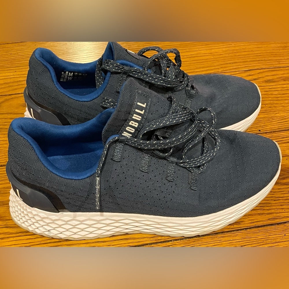 NOBULL Ripstop Runner, Crosstrainer/Running Shoes, navy/white, size 6.5 W/5 M